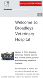 Mobile Screenshot of broadleysvets.co.uk